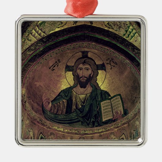 Christus Pantocrat in de apse Metalen Ornament (Voorkant)