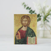 Christus Pantocrator, 1607 Briefkaart (Staand voorkant)