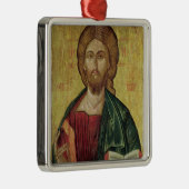 Christus Pantocrator, 1607 Metalen Ornament (Rechts)
