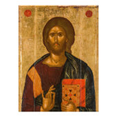 Christus Pantocrator door Byzantine Icon Foto Afdruk (Voorkant)