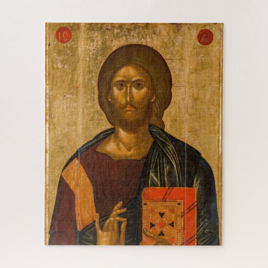 Christus Pantocrator door Byzantine Icon Legpuzzel (Verticaal)