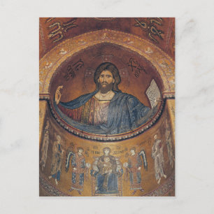 Christus Pantocrator en Madonna Briefkaart