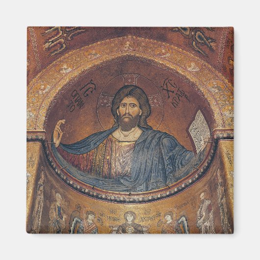Christus Pantocrator en Madonna Magneet (Voorkant)