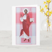 Christus Pantocrator Kaart (Gele Bloem)
