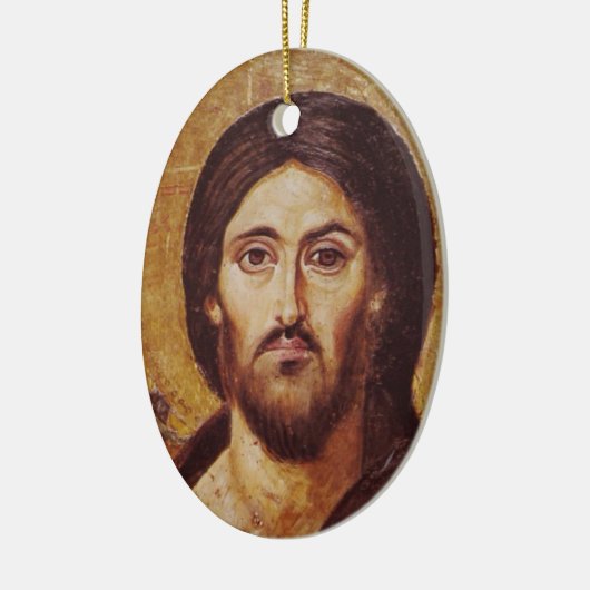 Christus Pantocrator Keramisch Ornament (Links)