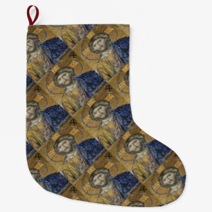 Christus Pantocrator Mosiac Iconic Religic Roman A Grote Kerstsok