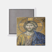 Christus Pantocrator Mosiac Iconic Religic Roman A Magneet (Voorkant / Achterkant)