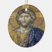 Christus Pantocrator Mozaïek Iconische Religieuze  Keramisch Ornament (Links)