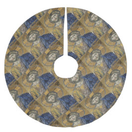 Christus Pantocrator Mozaïek Iconische Religieuze  Kerstboom Rok