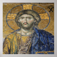 Christus Pantocrator Mozaïek Iconische Religieuze 