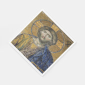Christus Pantocrator Mozaïek Iconische Religieuze  Servet (Hoek)