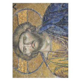 Christus Pantocrator Mozaïek Iconische Religieuze  Tafelkleed