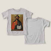 Christus Pantocrator Orthodoxe Icoon 16e eeuw (Ontwerp Voorkant & Achterkant)