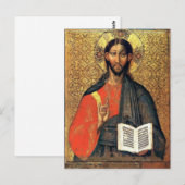 Christus Pantocrator Orthodoxe Icoon 16e eeuw Briefkaart (Voorkant / Achterkant)