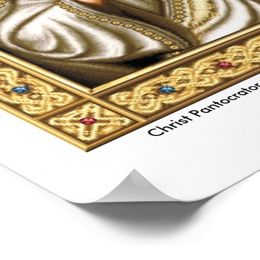 Christus Pantocrator - Poster (Hoek)