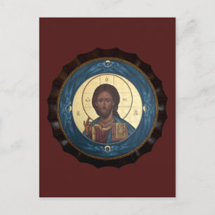 Christus Pantocrator Prayer Card Briefkaart