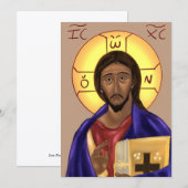 Christus Papier Icoon Kaart (Voorkant / Achterkant)