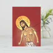 Christus Papier Icoon Kaart (Staand voorkant)