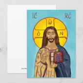 Christus Papier Icoon Kaart 2 (Voorkant / Achterkant)
