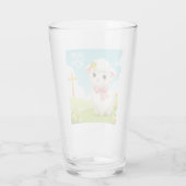 Christus/Pasen/lam/kruis Glas (Achterkant)