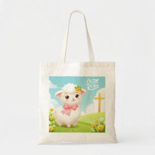 Christus/Pasen/lam/kruis Tote Bag