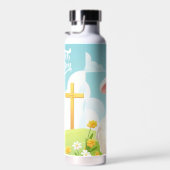 Christus/Pasen/lam/kruis Waterfles (Rechts)