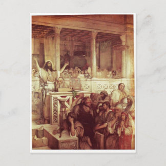 Christus Preaching in Capernaum c. 1878-79 Briefkaart