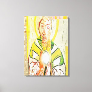 Christus Priest Stretched Canvas Print
