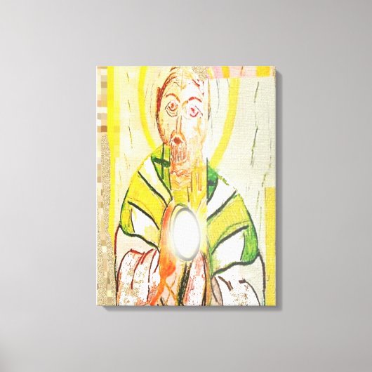 Christus Priest Stretched Canvas Print (Voorkant)