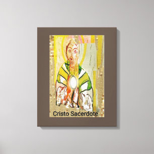 Christus Priest Stretched Canvas Print