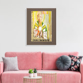 Christus Priest Stretched Canvas Print (Insitu (Woonkamer))