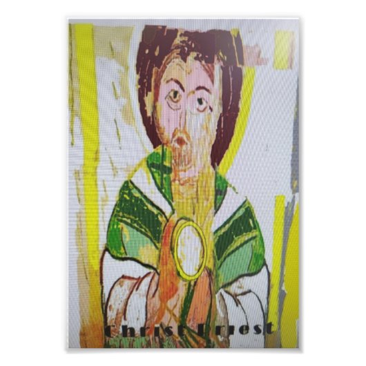 Christus Priester Foto Afdruk (Voorkant)