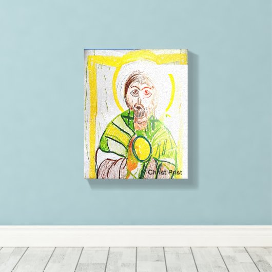 Christus Prist Canvas Afdruk (Insitu (Houten vloer))