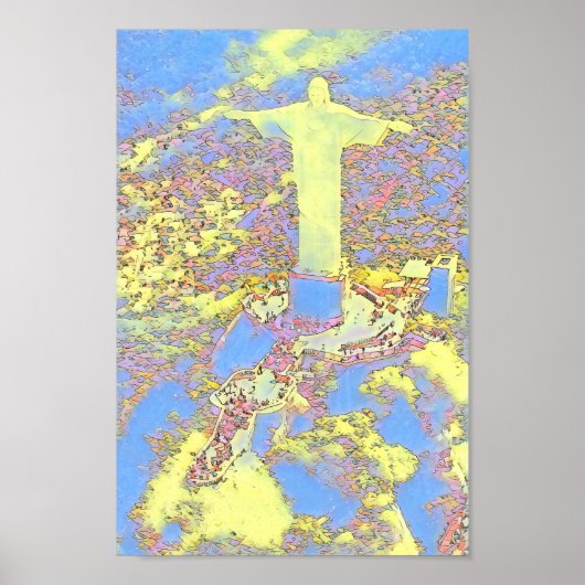 Christus Redeemer Art Poster (Voorkant)