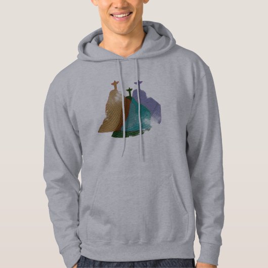 Christus Redeemer digitale illustratie Hoodie (Voorkant)