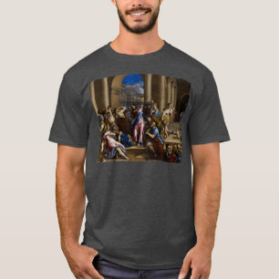 Christus Rijden de Geldwisselaars van de tempel T-shirt