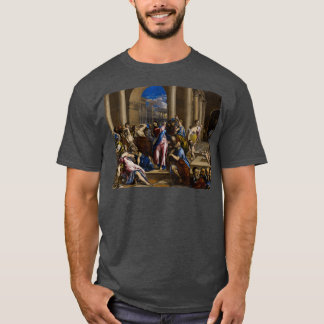 Christus Rijden de Geldwisselaars van de tempel T-shirt