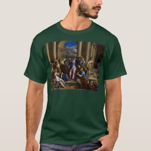 Christus Rijden de Geldwisselaars van de tempel T-shirt
