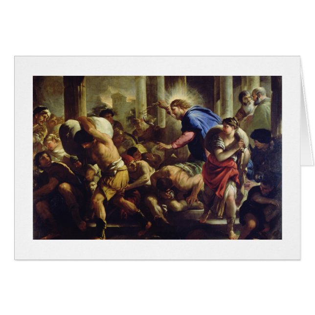 Christus Rijden de Merchants van de tempel (Voorkant Horizontaal)