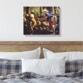 Christus Rijden de Merchants van de tempel Canvas Afdruk (Insitu (Slaapkamer))