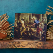Christus Rijden de Merchants van de tempel Fotoplaat (Zijkant)