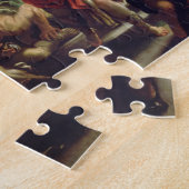 Christus Rijden de Merchants van de tempel Legpuzzel (Zijkant)