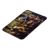 Christus Rijden de Merchants van de tempel Magneet (Linkerzijde)