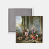 Christus Rijden de Merchants van de tempel Magneet (Voorkant / Achterkant)
