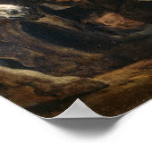 Christus Rijden de Merchants van de tempel Poster (Hoek)