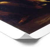 Christus Rijden de Merchants van de tempel Poster (Hoek)