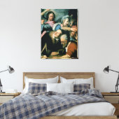 Christus Rijdt de Moneychangers Canvas Afdruk (Insitu (Slaapkamer))