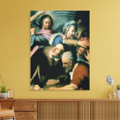 Christus Rijdt de Moneychangers Canvas Afdruk (Insitu (Woonkamer))