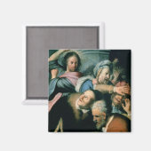 Christus Rijdt de Moneychangers Magneet (Voorkant / Achterkant)