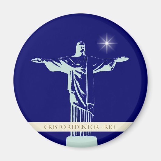 Christus Rio de Janeiro Magneet (Voorkant)